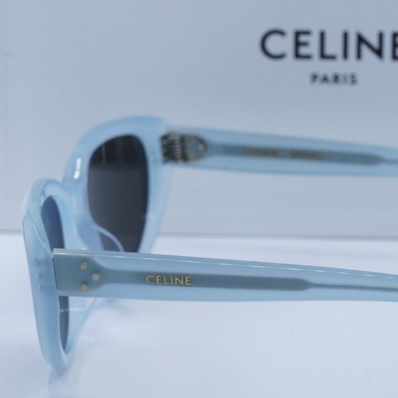 Final Price! Celine CL40220U 84A Opaline Light Blue Sunglasses - Picture 11 of 14